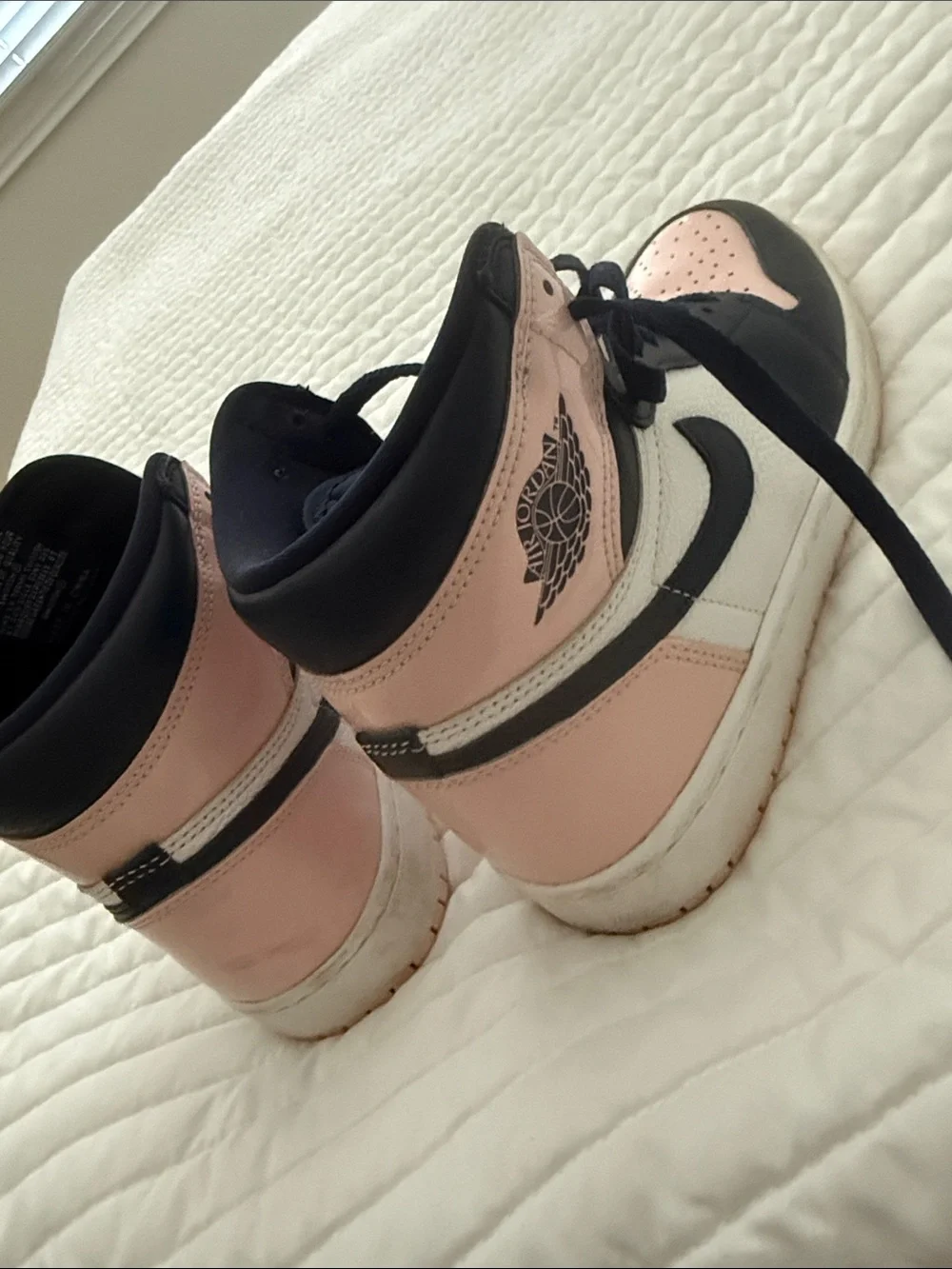 Nike Women’s High-Top Sneakers in Pink and Blue